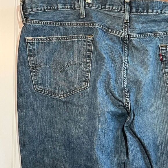 Levis 559 Jeans Relaxed Straight Men 50X32 Medium Blue Wash Chore Cowboy Western - Picture 9 of 12